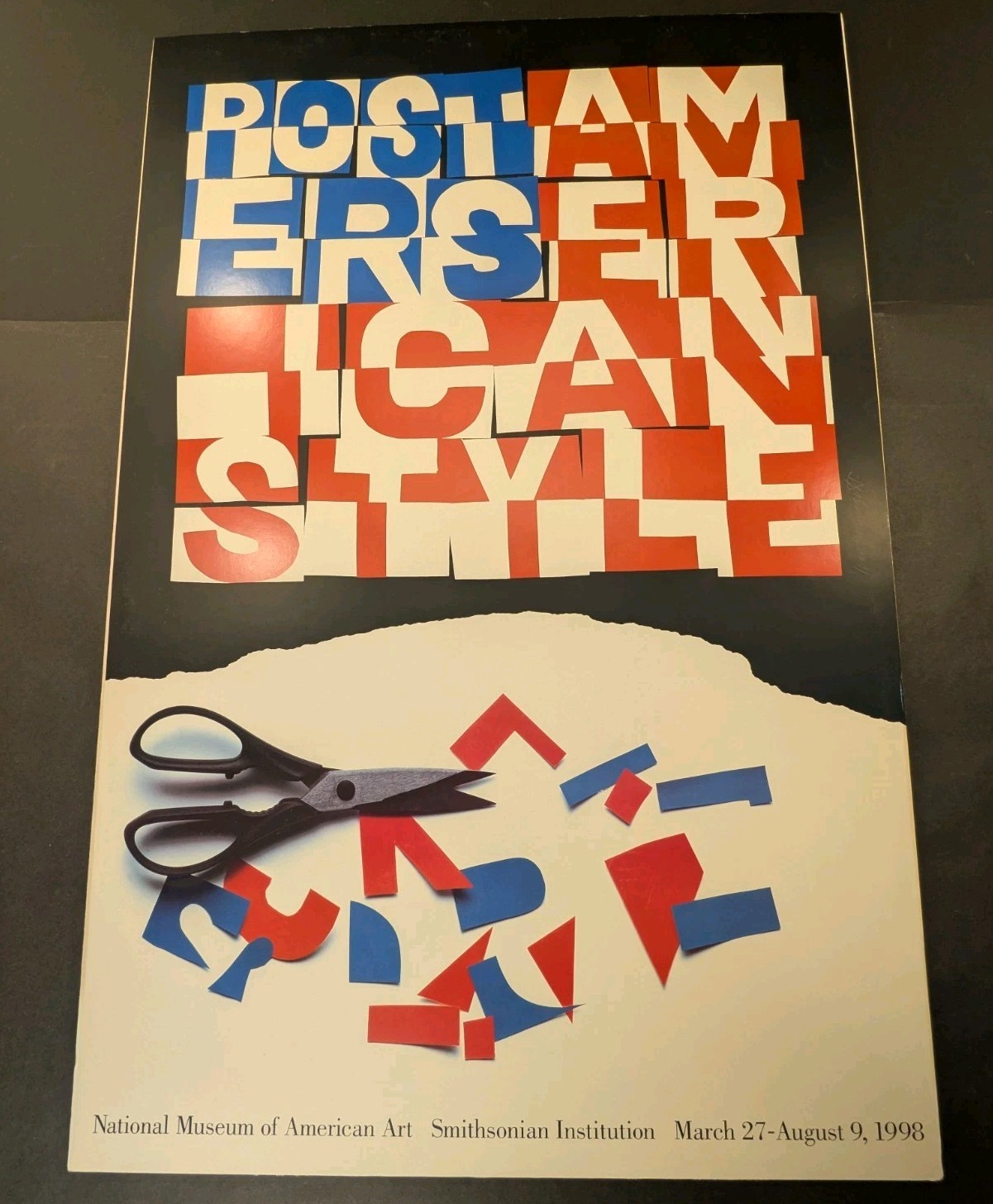Ivan Chermayeff American Style Posters Smithsonian Institute Museum Art 1998 Vtg
