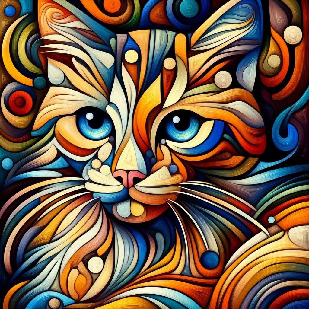 “GUNNAR” is a 16″ X 16″ One-of-a-Kind (OOAK) Original Image on Canvas