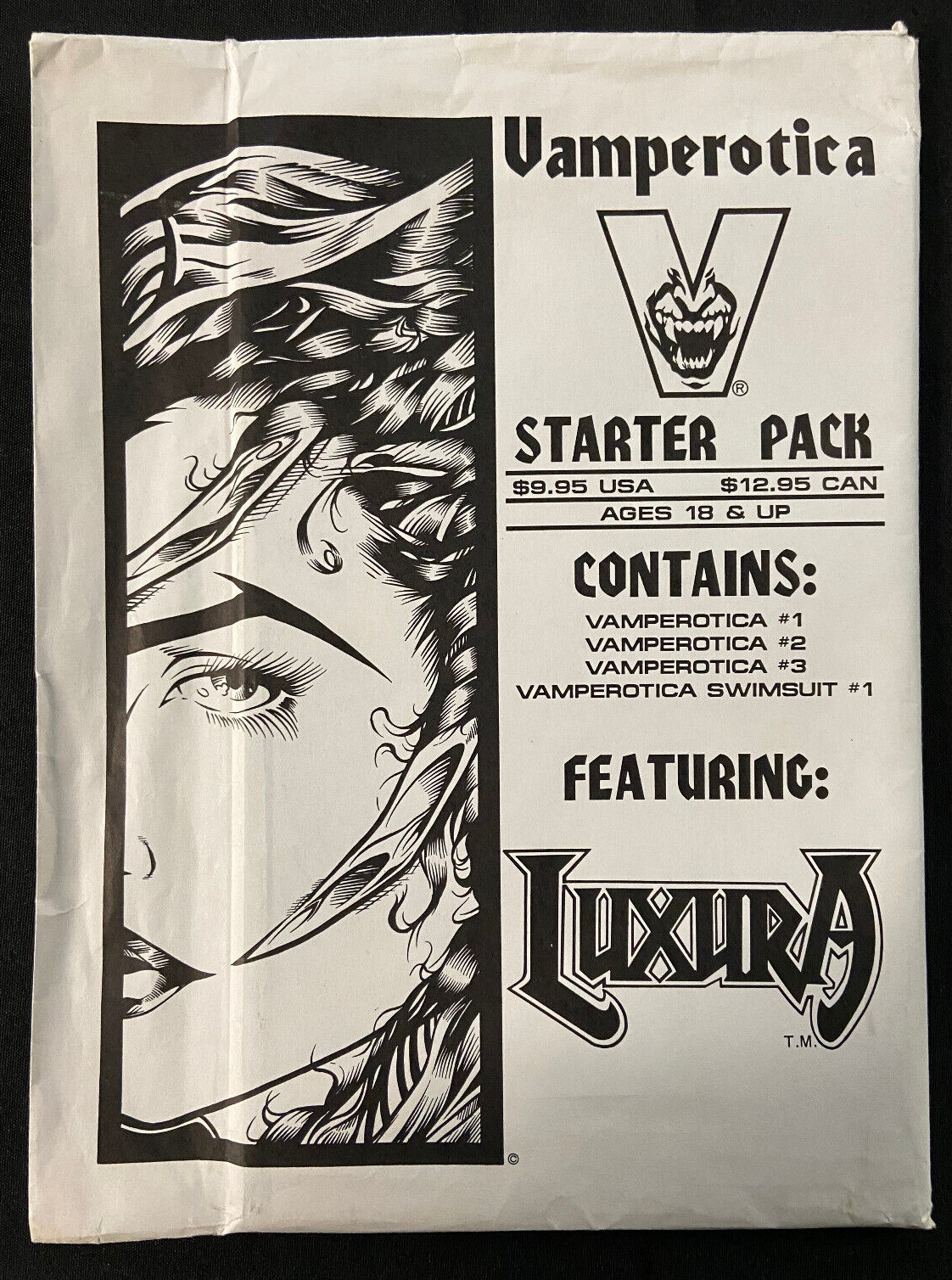 VAMPEROTICA STARTER PACK #1-3, + SWIMSUIT PORTFOLIO ISSUE