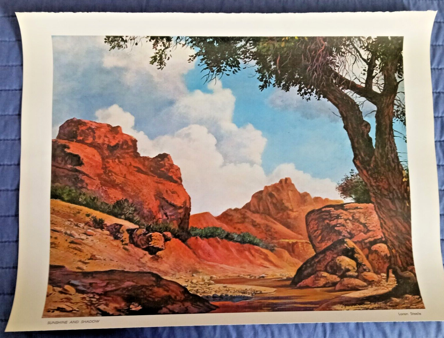 Loren Steele- Sunshine and Shadow 12 x 16″ Print American Realistic Art