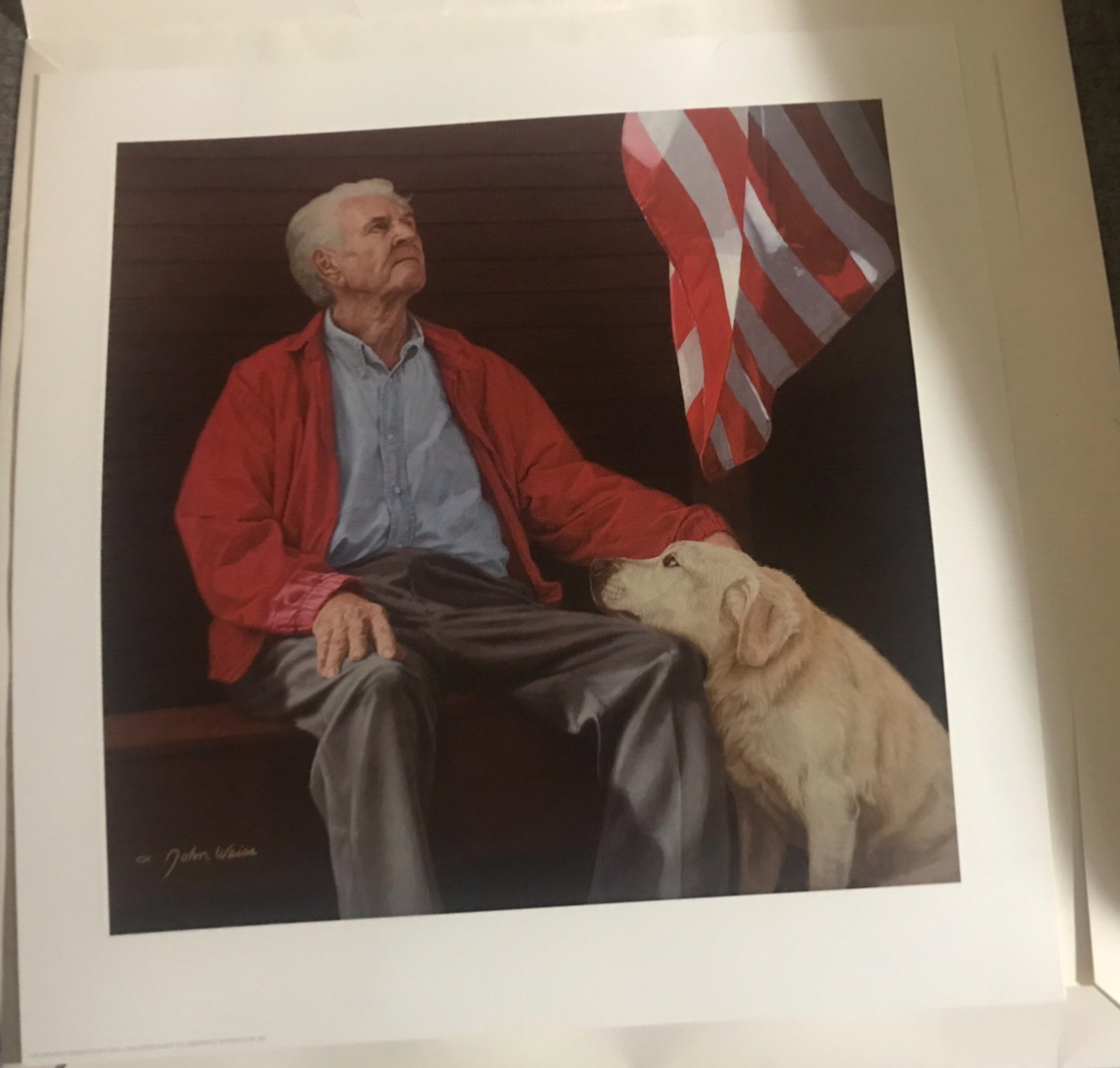 The Greatest Generation Print by John Weiss 43/550 Never Framed