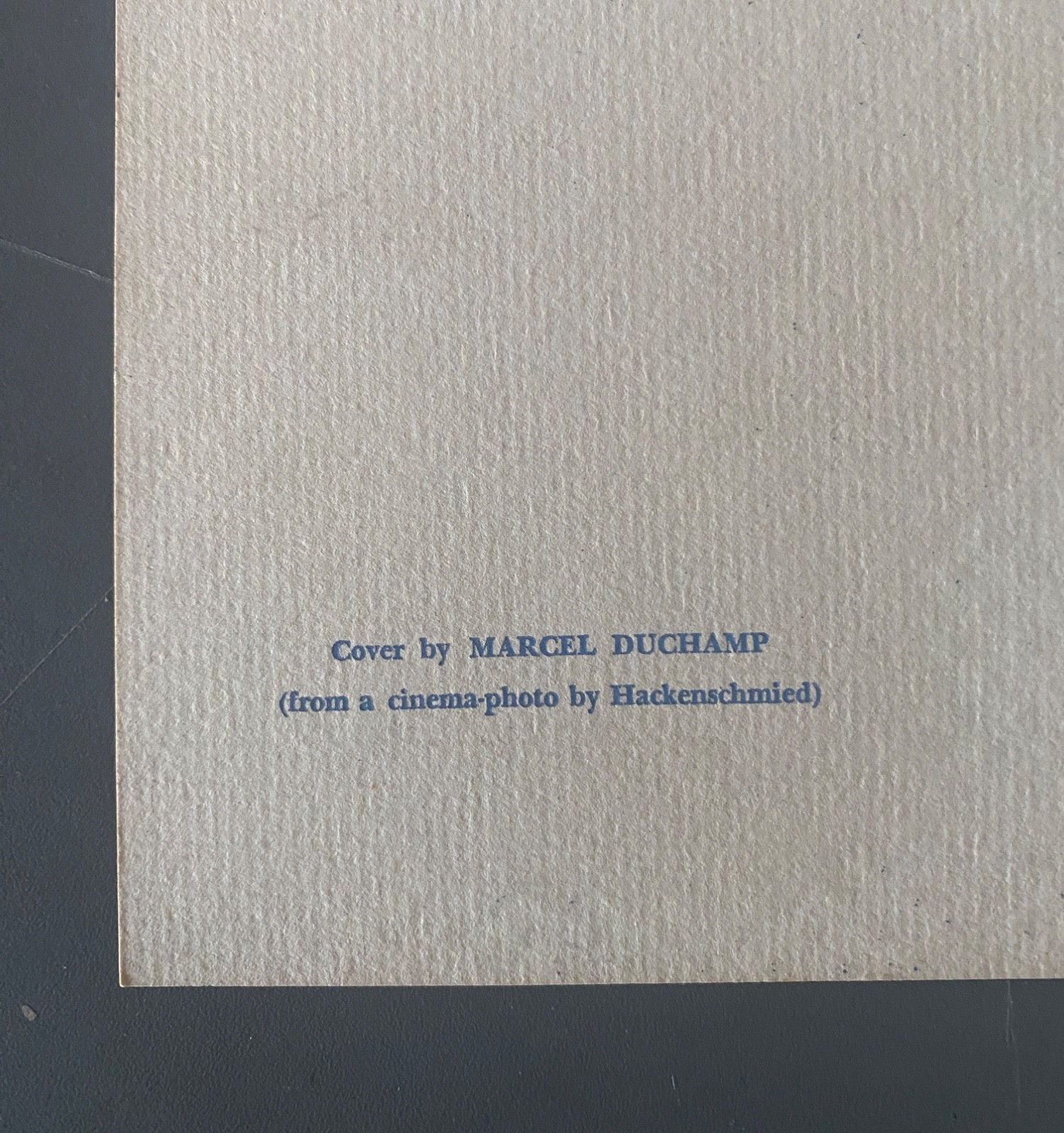 rare 1945 MARCEL DUCHAMP designed exhibition brochure MAN RAY – Julien Levy