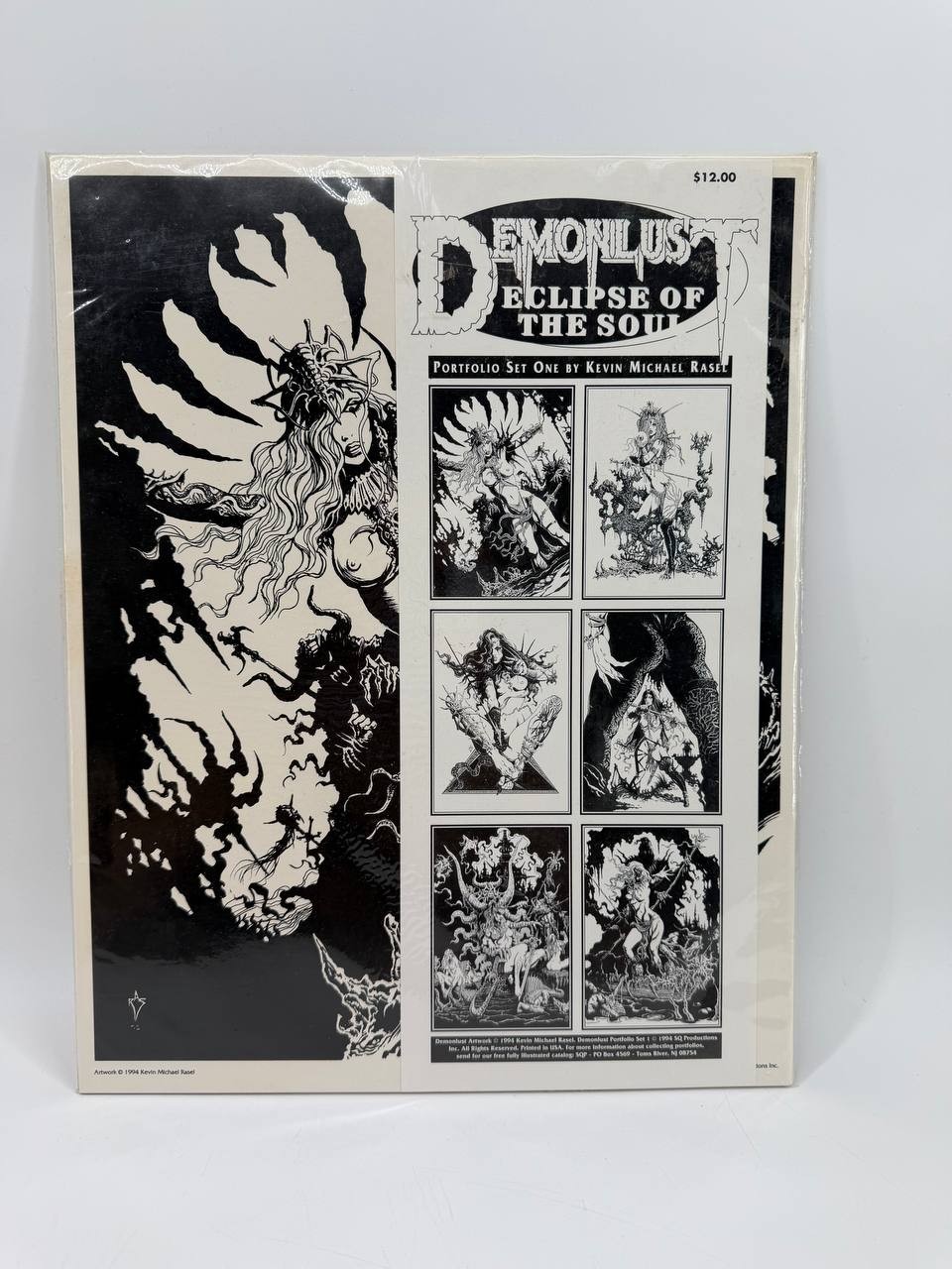 Demoniust Eclipse of the Soul Portfolio Set One Kevin Michael Rasel 1994 Art