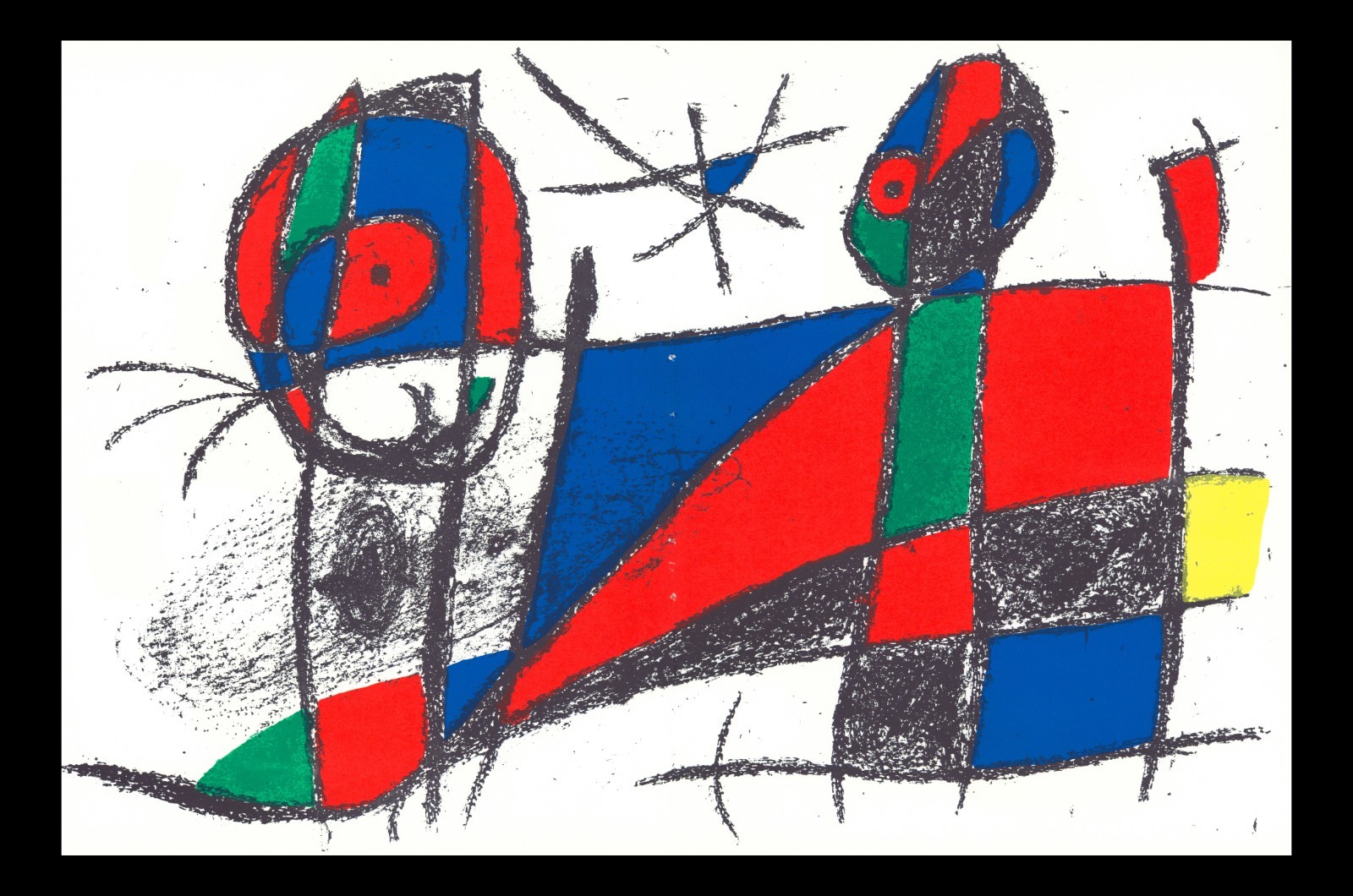 1975 Joan Miró Lithographs II – Lithograph VI