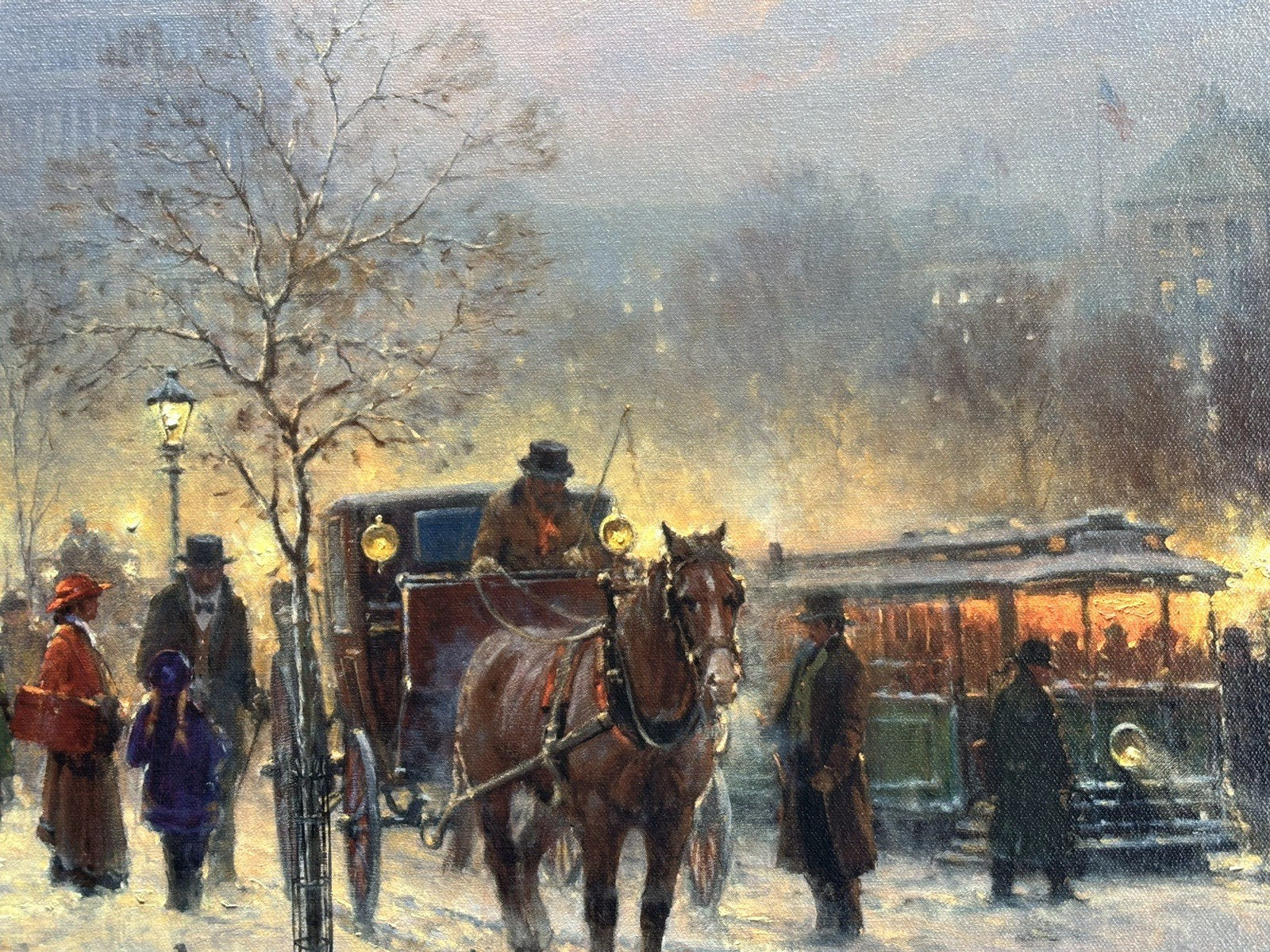 G Harvey We The People on Canvas SE 109/175 Signed COA