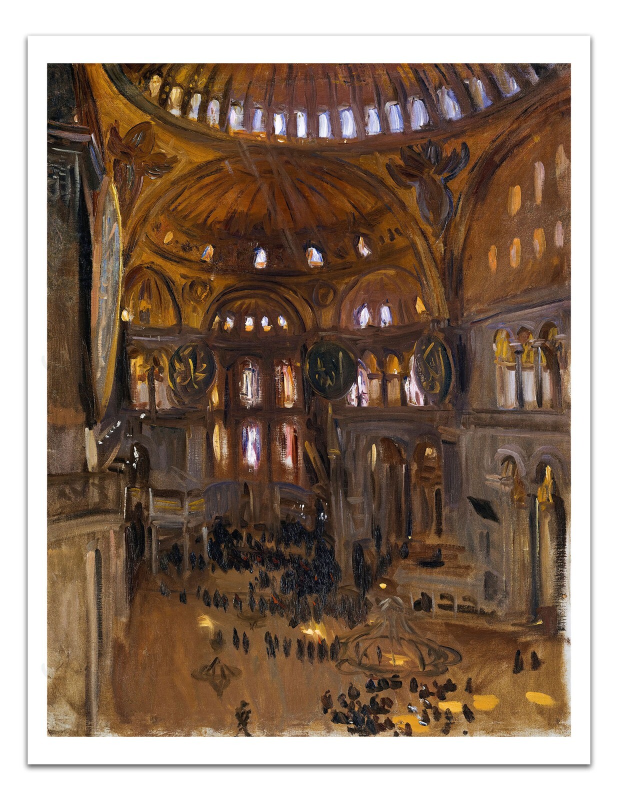 John Singer Sargent SANTA SOFIA (1871) Vintage Painting 17×22″ Premium Print