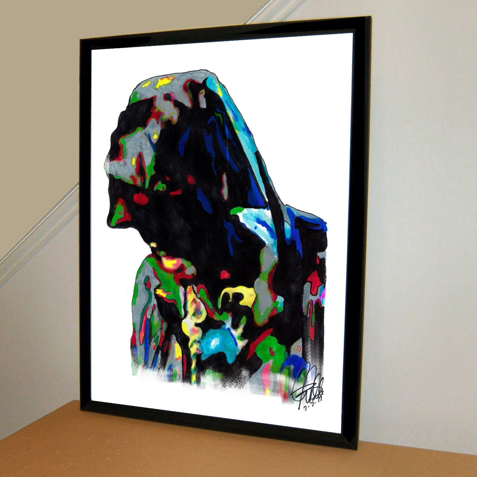 Eminem Hip Hop Music Poster Print Wall Art 18×24