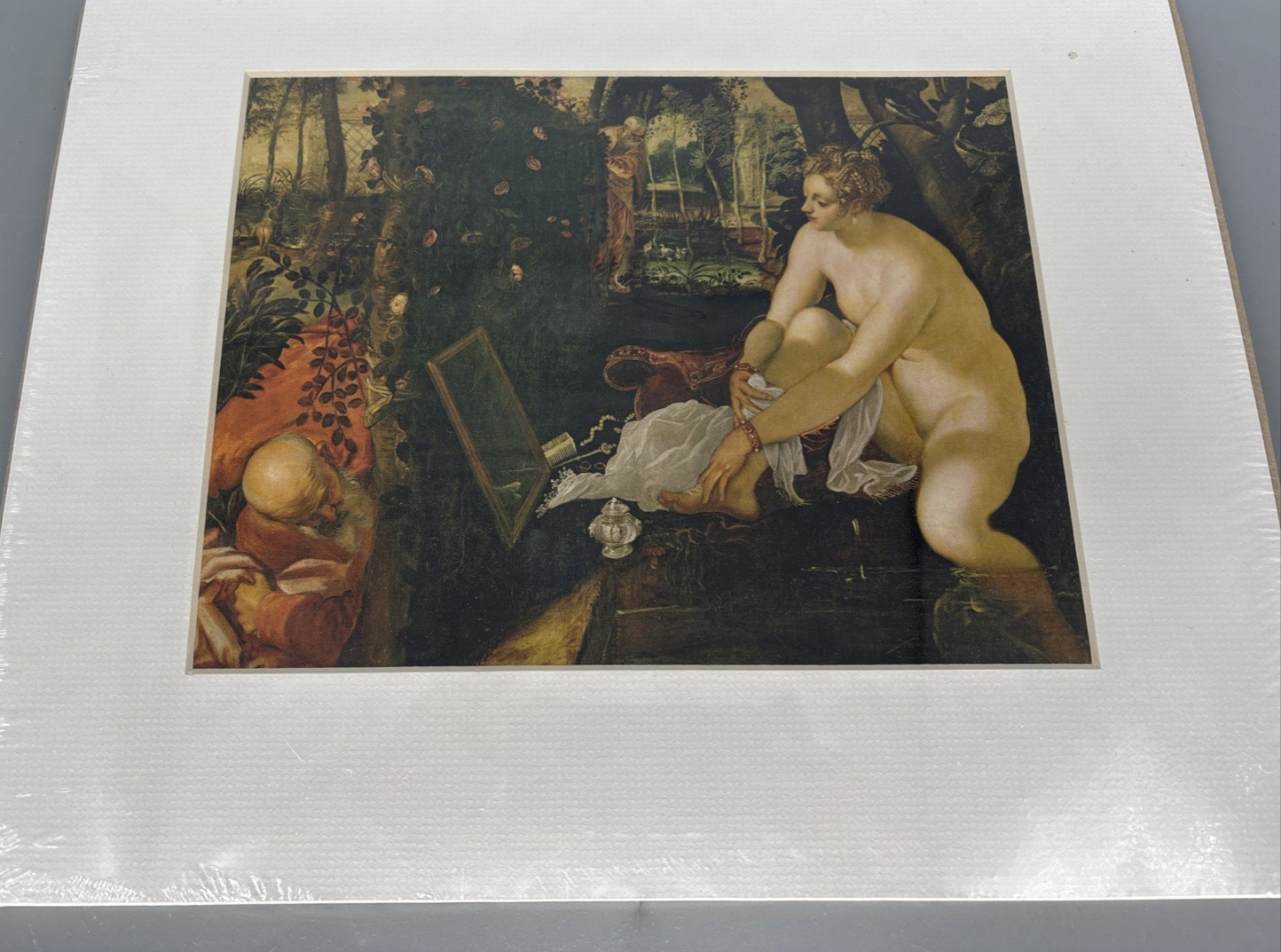 Susannah and the Elders Jacopo Tintoretto 14 X 11 Matted Print Photograph
