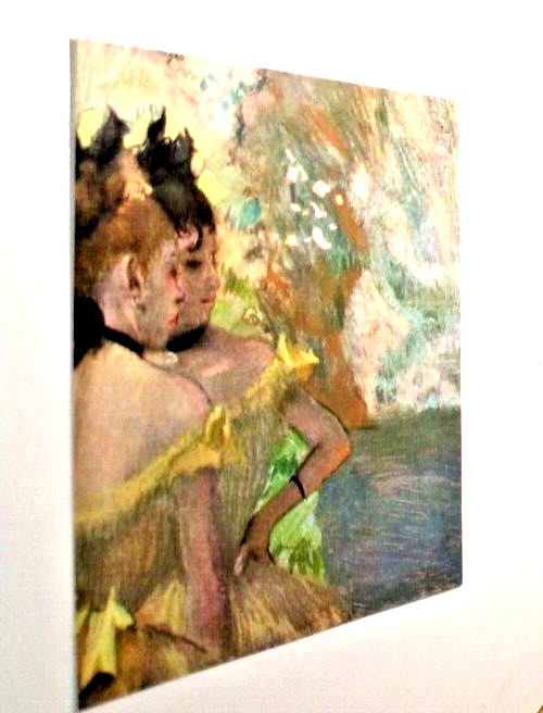 Edgar Degas ~ Dancers In Yellow 1954 Albert Skira 3-3/4″ x 4″
