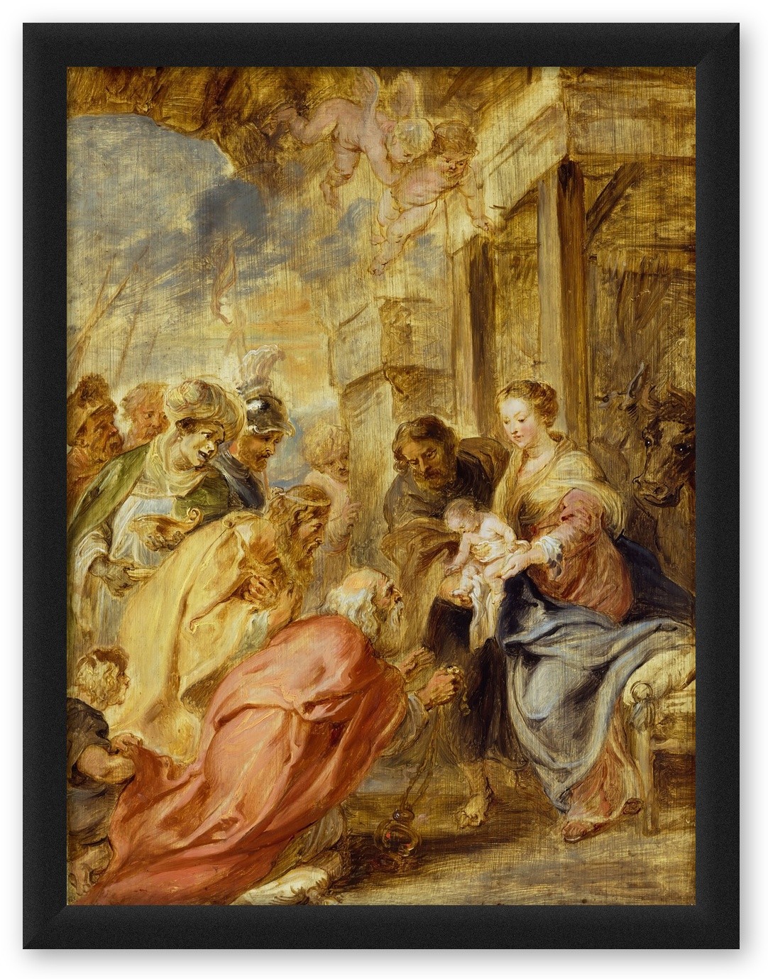 Peter Paul Rubens – The Adoration of the Magi – Art Print on Paper or Canvas