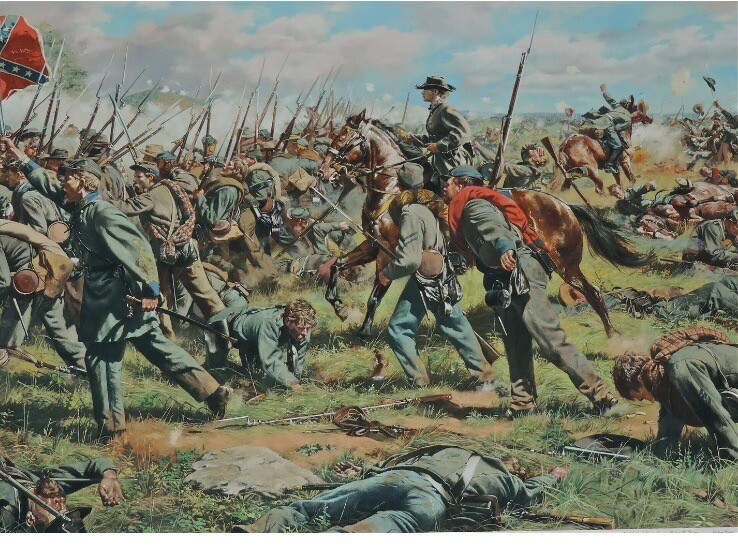 Don Troiani – Toward The Angle – Collectible Civil War Print
