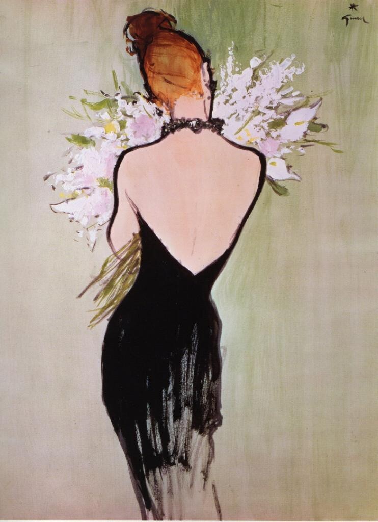 Dior Perfume : Rene Gruau : Quality Art Print Suitable for Framing