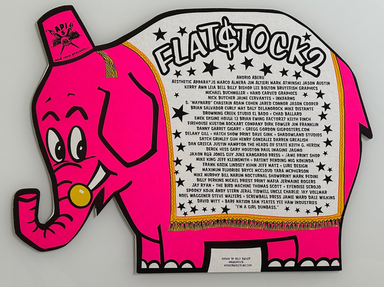 An Excellent Group of 13 Early Un-rollable Flatstock Posters