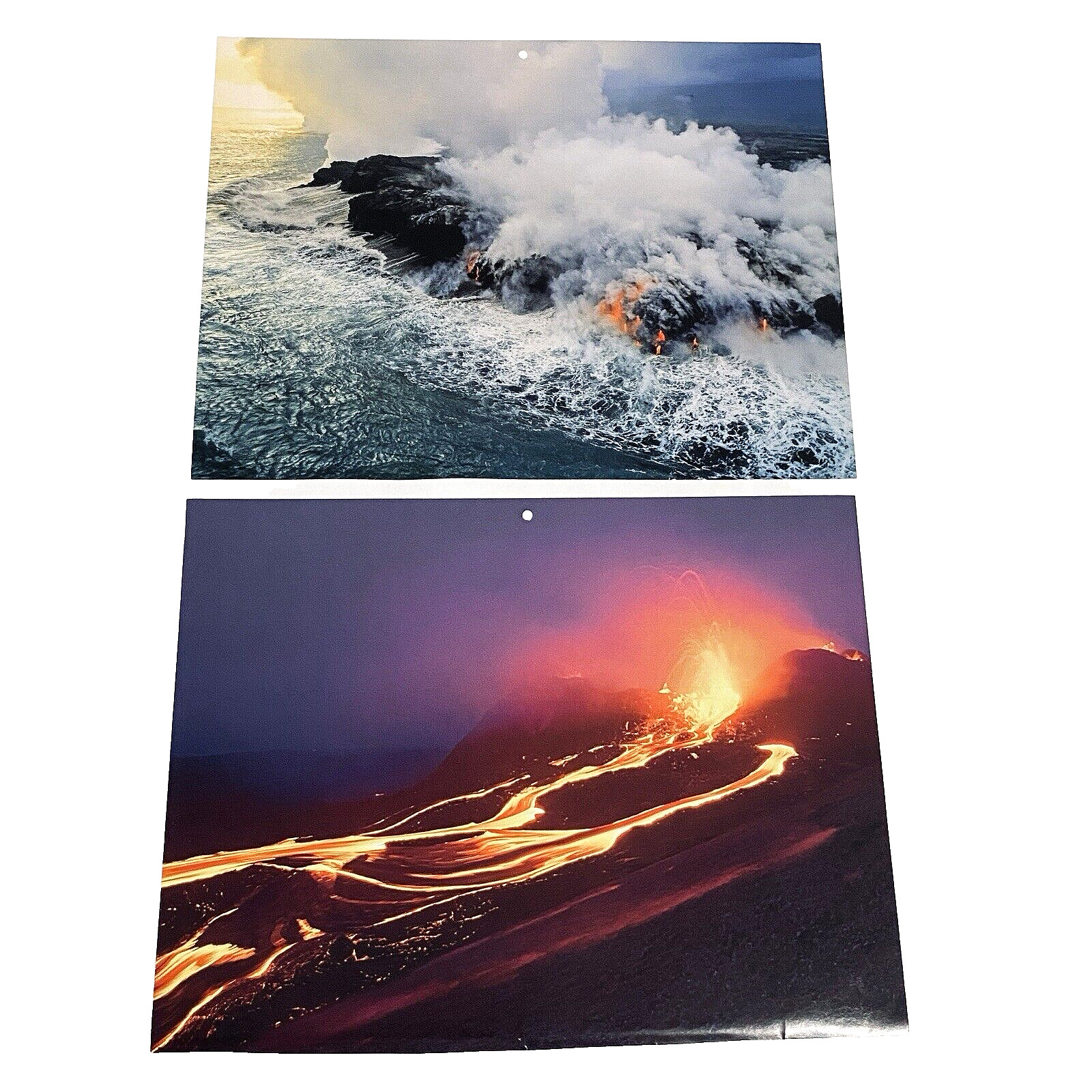 Calendar Image Hawaiian Volcano Lava Tropical Island Nature Collectors Paper