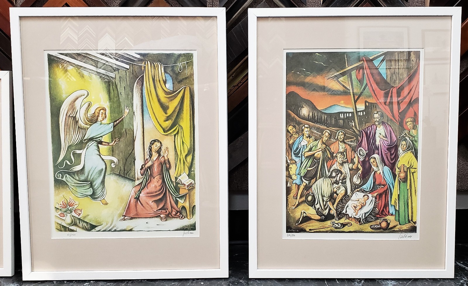 GREGORIO SCILTIAN Vatican “The Nativity” PENCIL SIGNED LITHOGRAPH 206/250