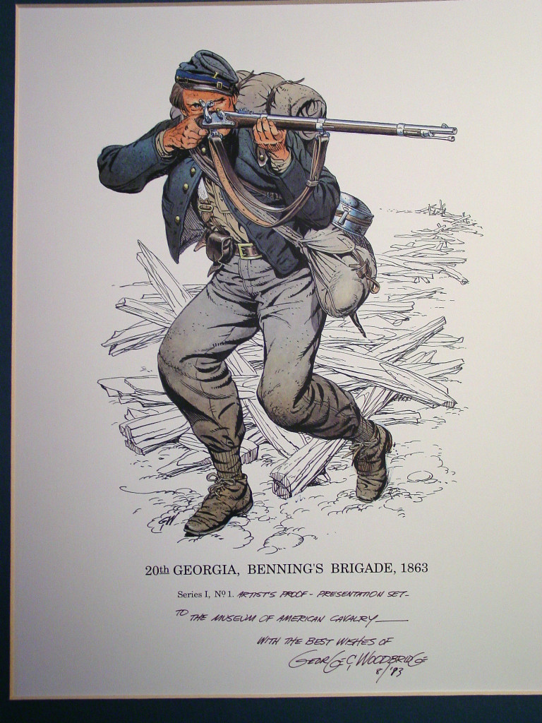 GEORGE C. WOODBRIDGE (4) CIVIL WAR ART SIGNED ARTIST PROOF LTD ART PRINT MAD MAG
