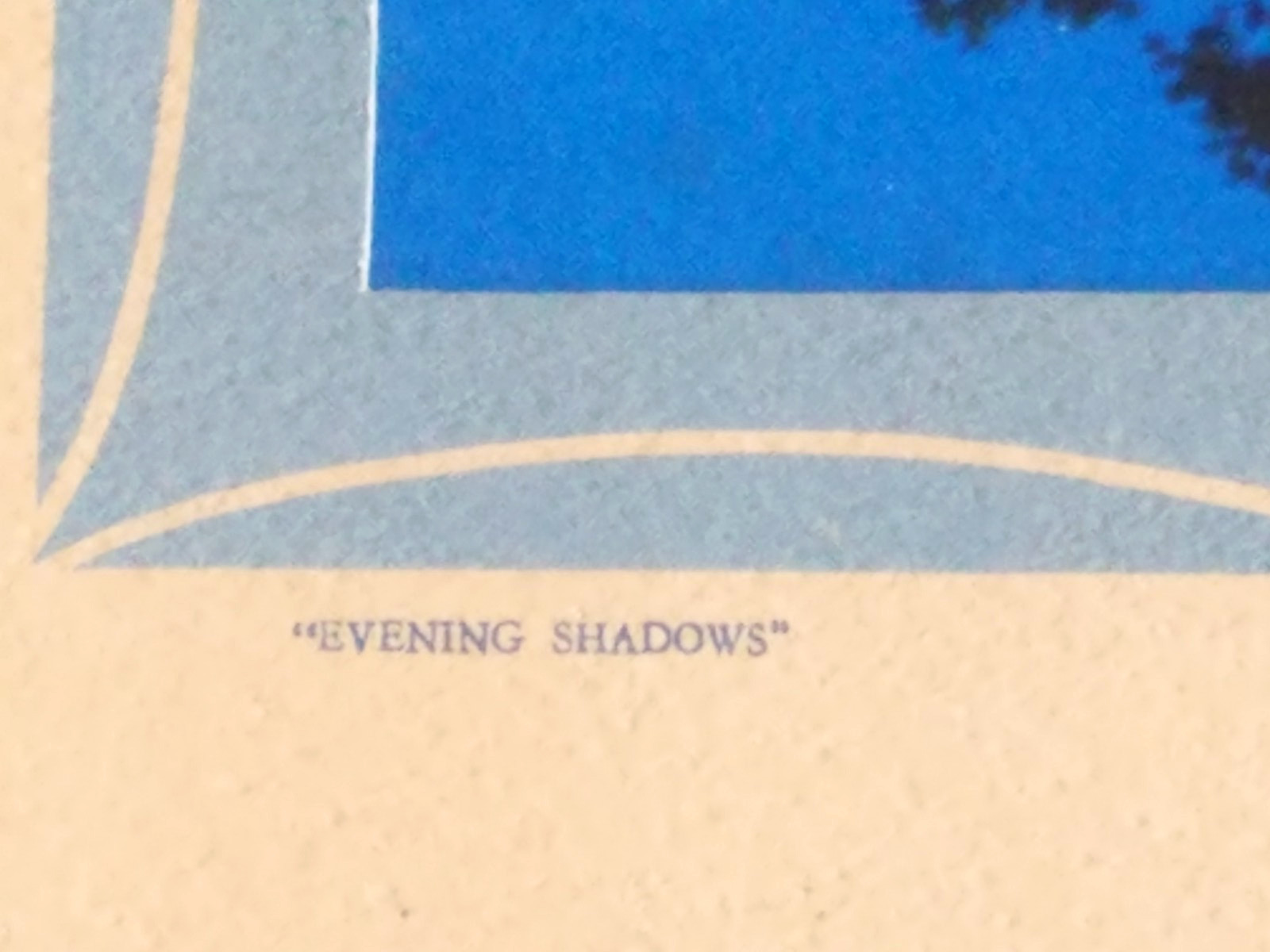 Original Maxfield Parrish Calendar *EVENING SHADOWS* Complete c1953