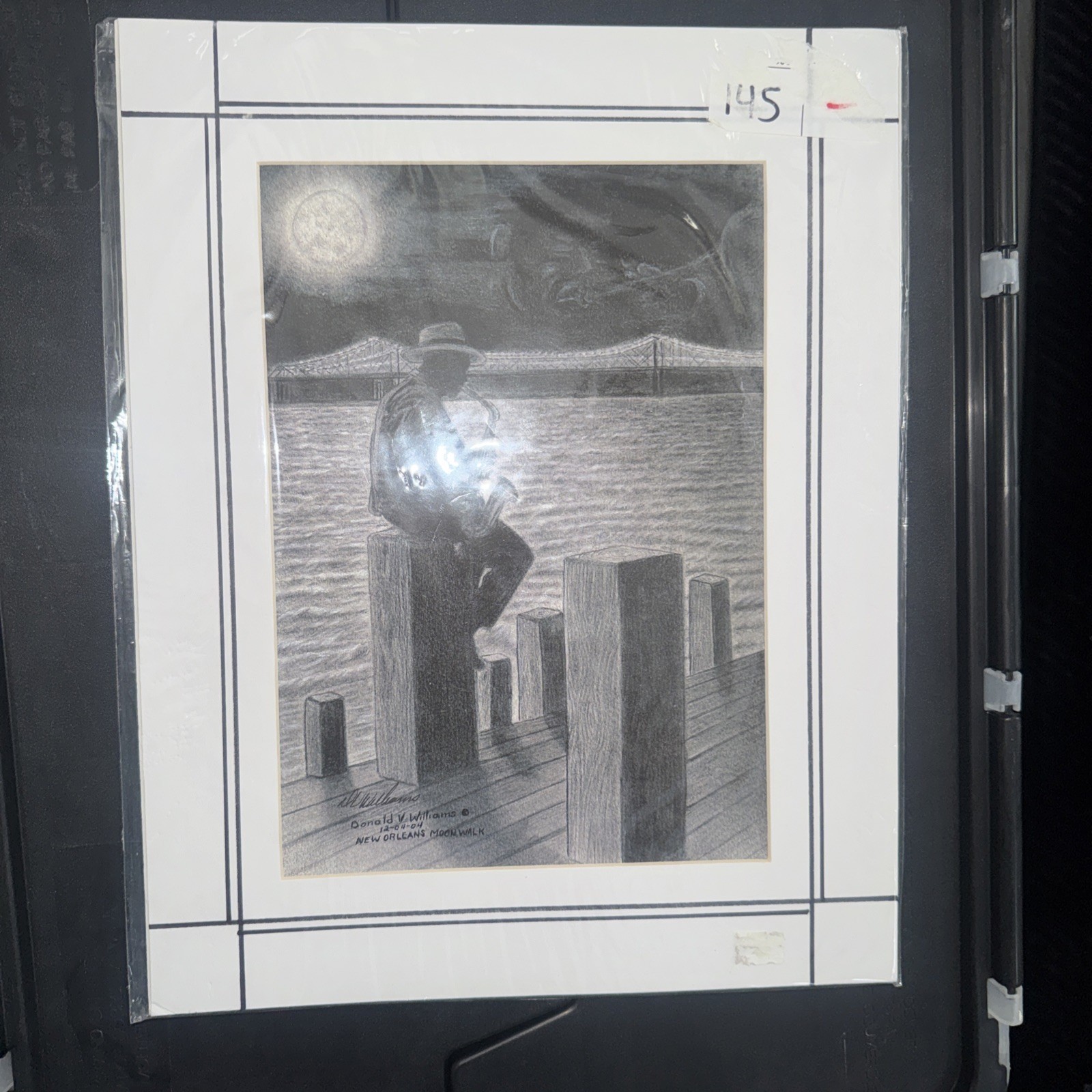 Donald V. Williams New Orleans Moonwalk 231/2500 Signed 2004 Framed Very Good