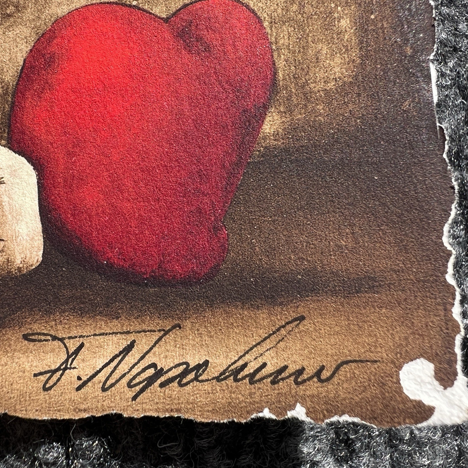 Fabio Napoleoni “Possession of Hope” Paper Print Hand Drawn Doodle On Back 2012