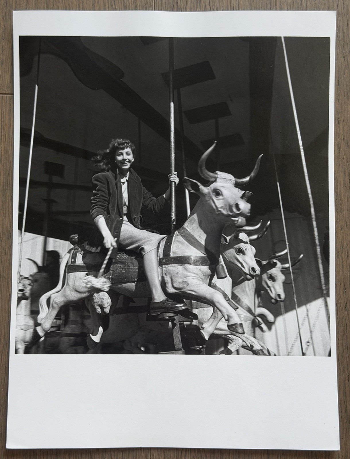 🎈SupRARE! Robert Doisneau – Foire du Trone 1951, Original Gelatin silver Print