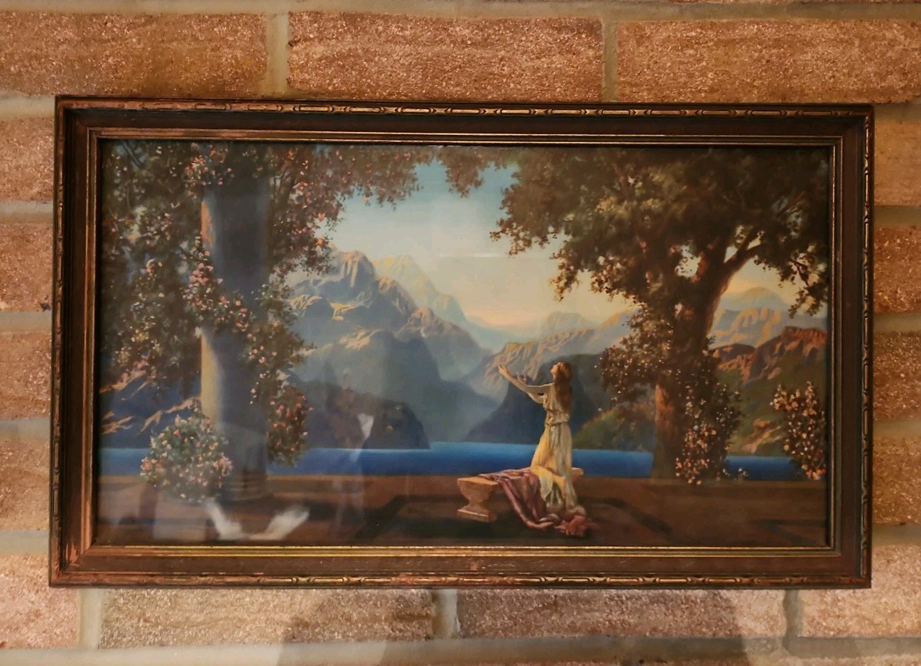 Robert Atkinson Fox Print “Dawn” Original Frame Professionally Cleaned~Nice!