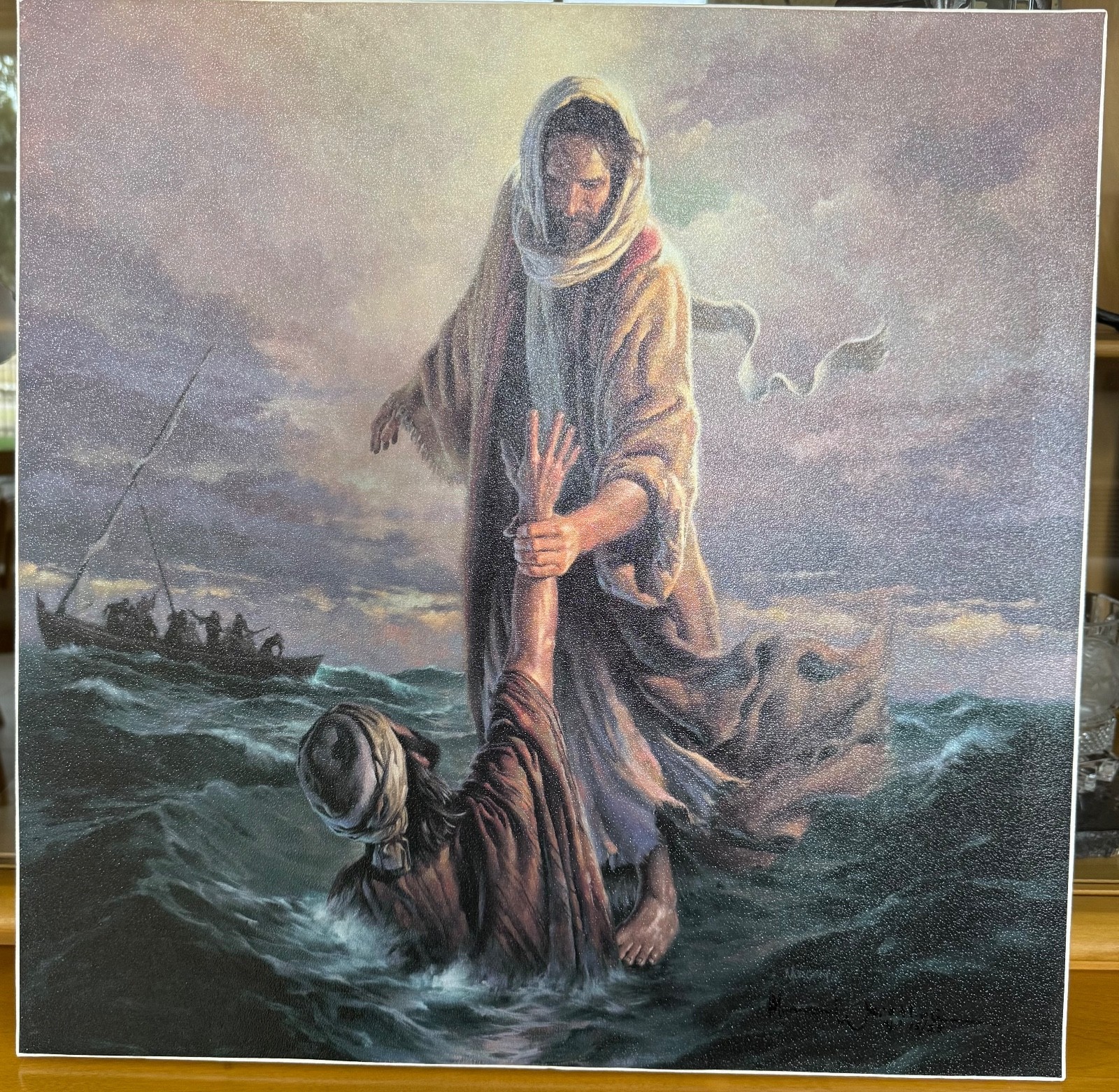Morgan Weistling “Our Refuge and Strength” Artist Proof AP 15/28 Signed Canvas
