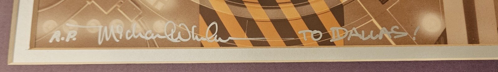 Michael Whelan Signed ARTIST PROOF Lithograph Distant Stars 1980 To Dallas