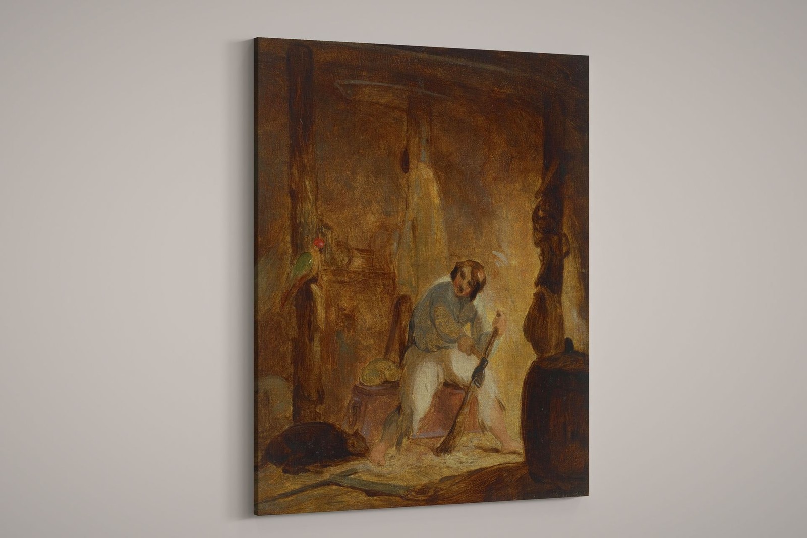 Thomas Sully – In His Cave – Art Print on Paper or Canvas