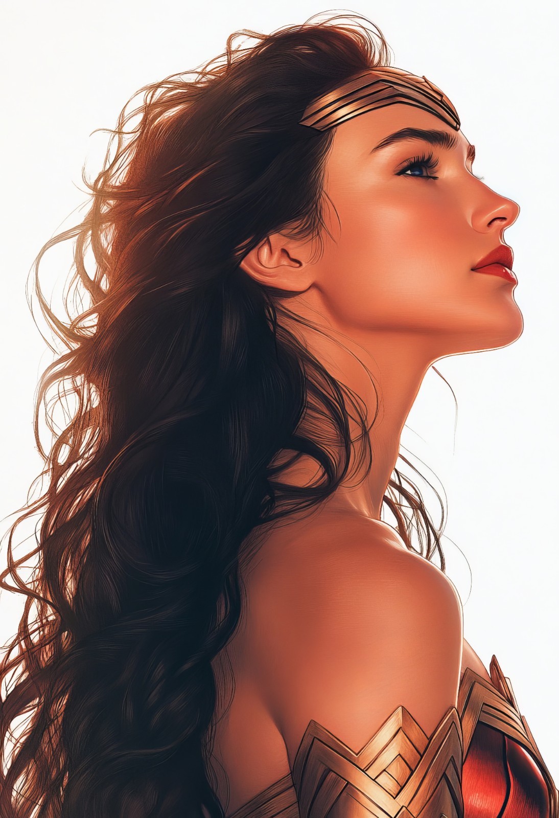 “Wonder Woman 115” Fine Art Print 13×19 Limited to 20 Hand-Numbered Copies
