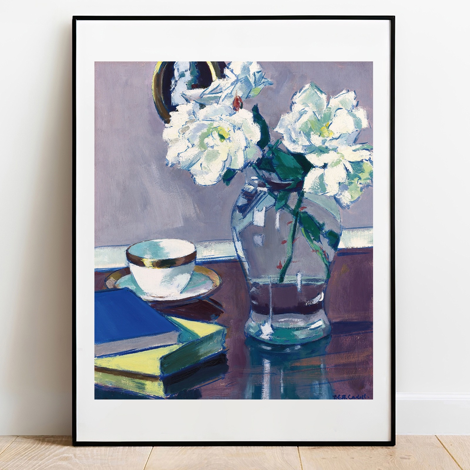 Art print Cadell – Roses, late 1920s gallery wall Art painting giclee poster