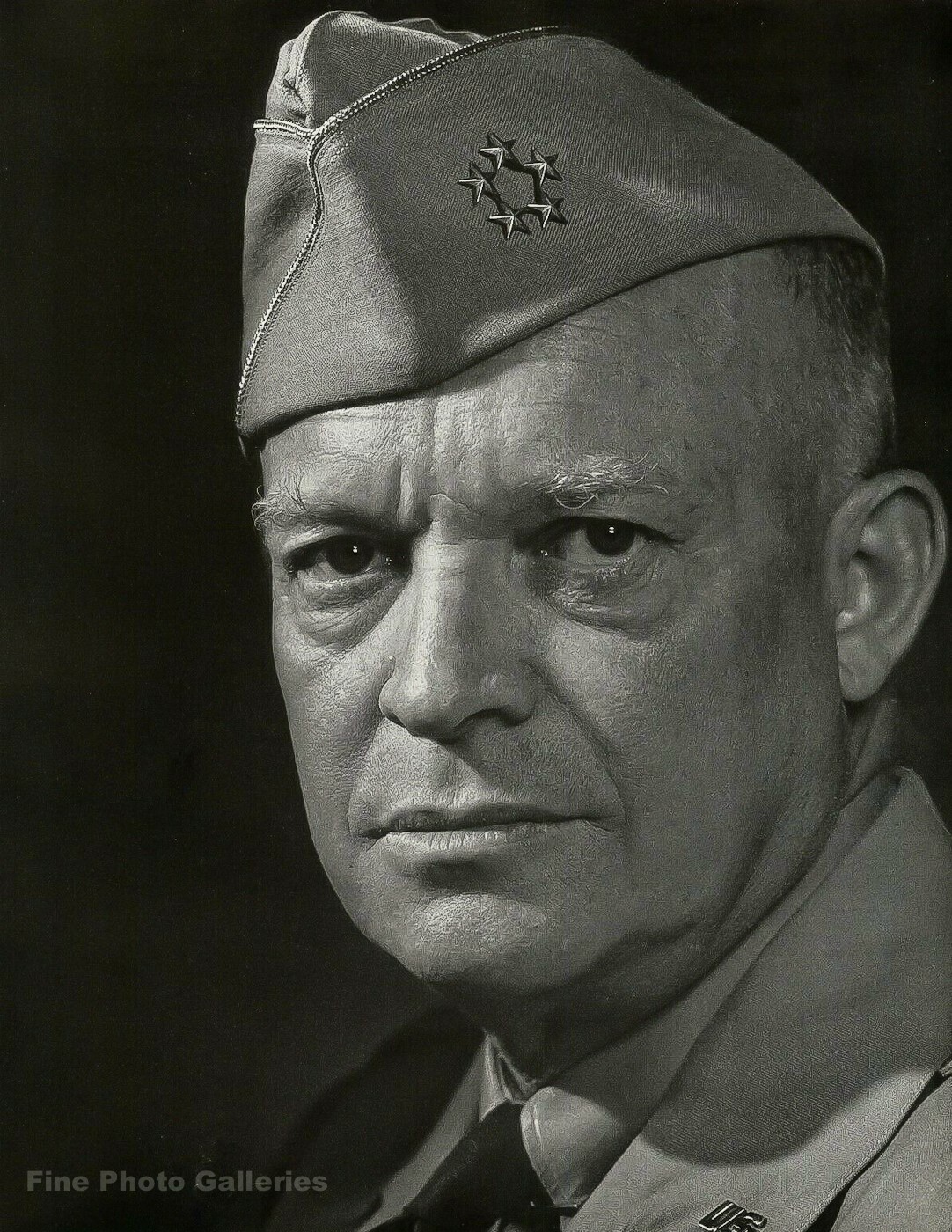 1946 Vintage GENERAL DWIGHT EISENHOWER U.S. Army By YOUSUF KARSH Photo Engraving