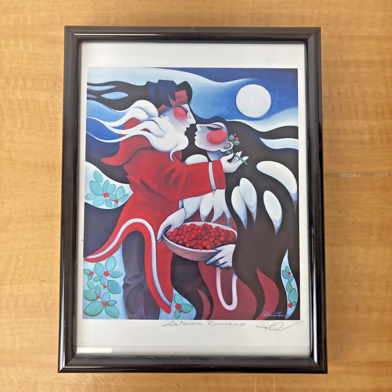 Nathalie Parenteau Autumn Romance Signed and Framed Print 12.5″ x 9.5″