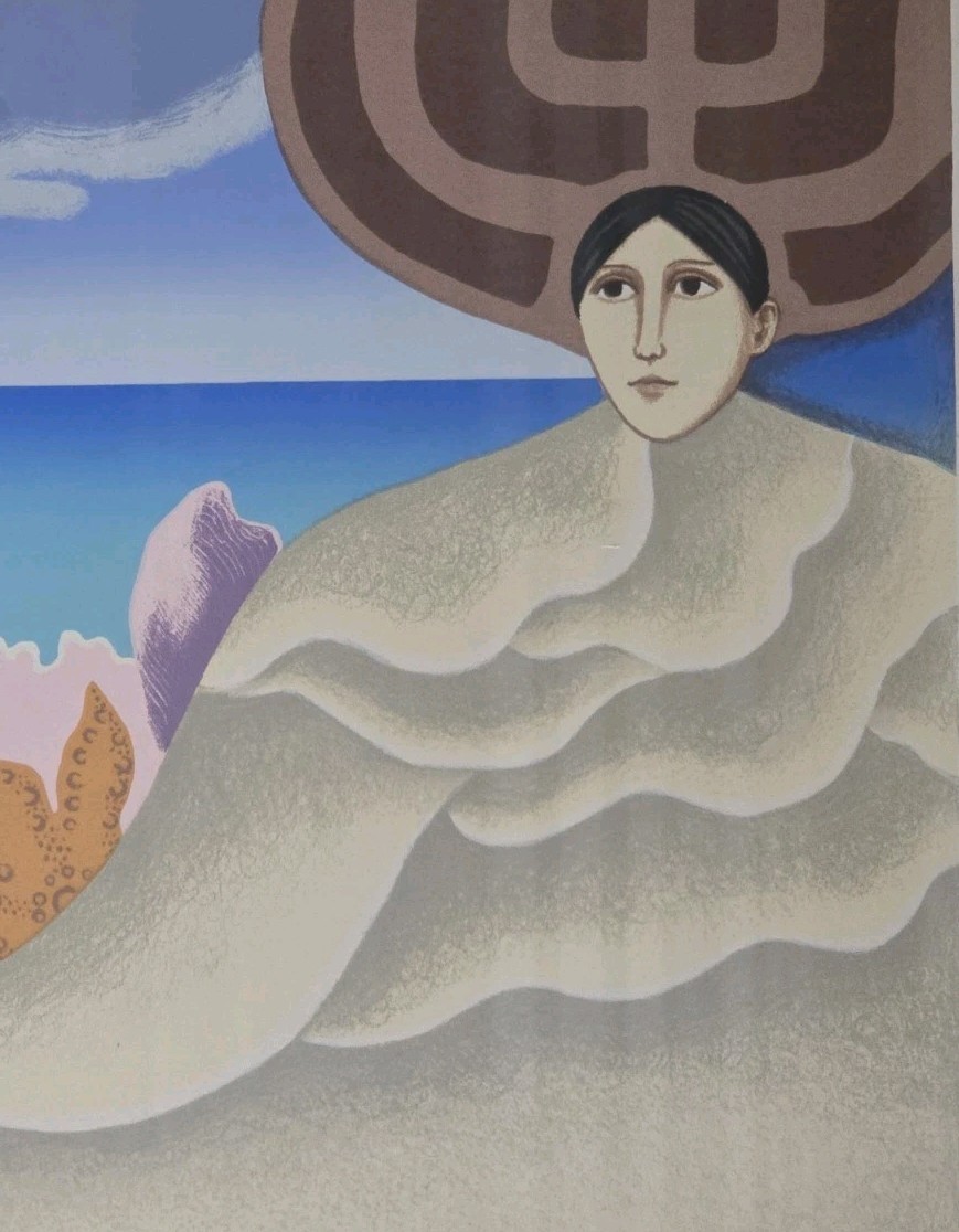 Signed LETICIA TARRAGÓ ( 1940 – ) Untitled 127/150 Serigraph Art Print MEXICO