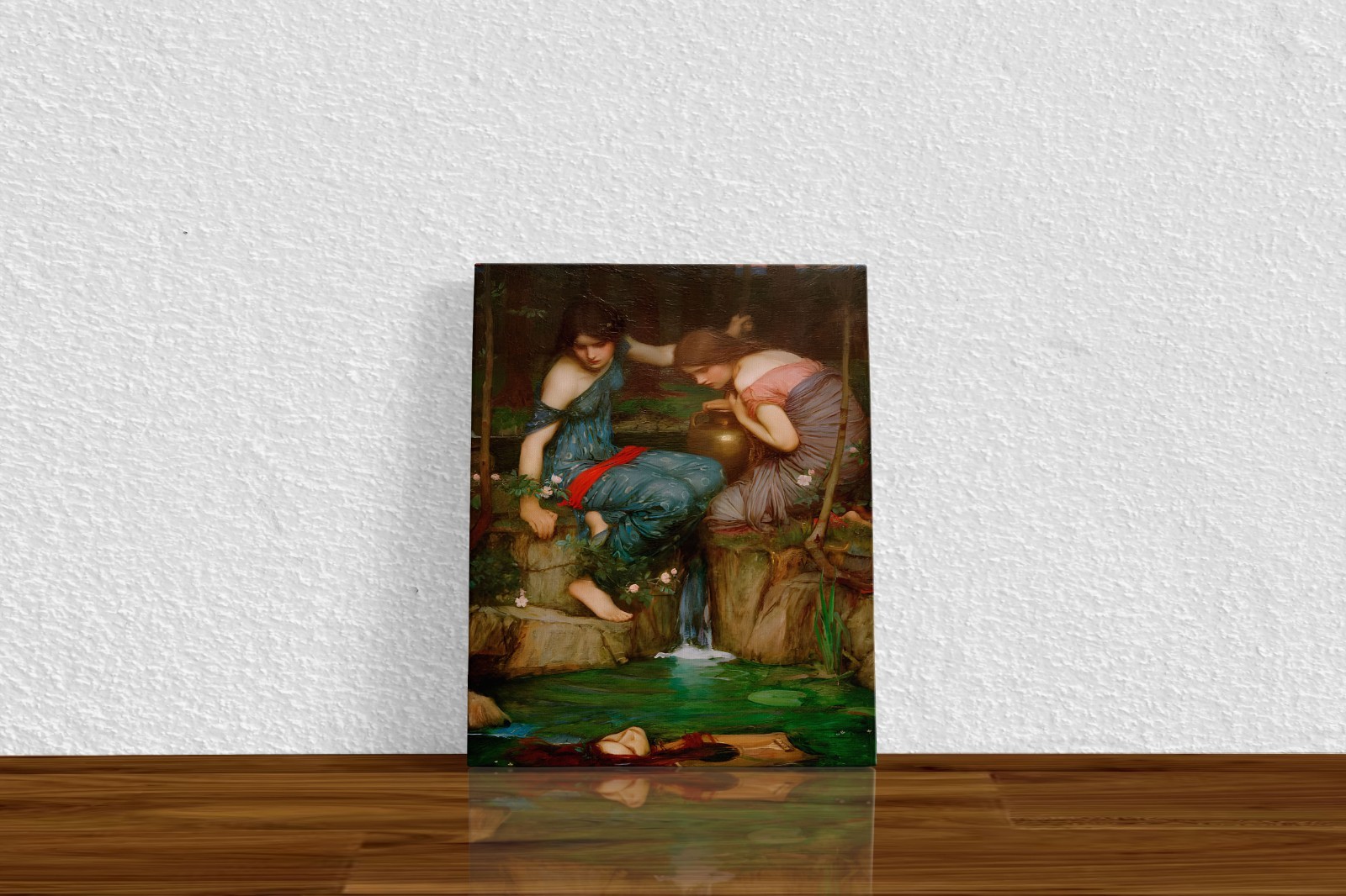 John William Waterhouse”Nymphs Finding the Hea” Canvas Print Wall Art Home Decor