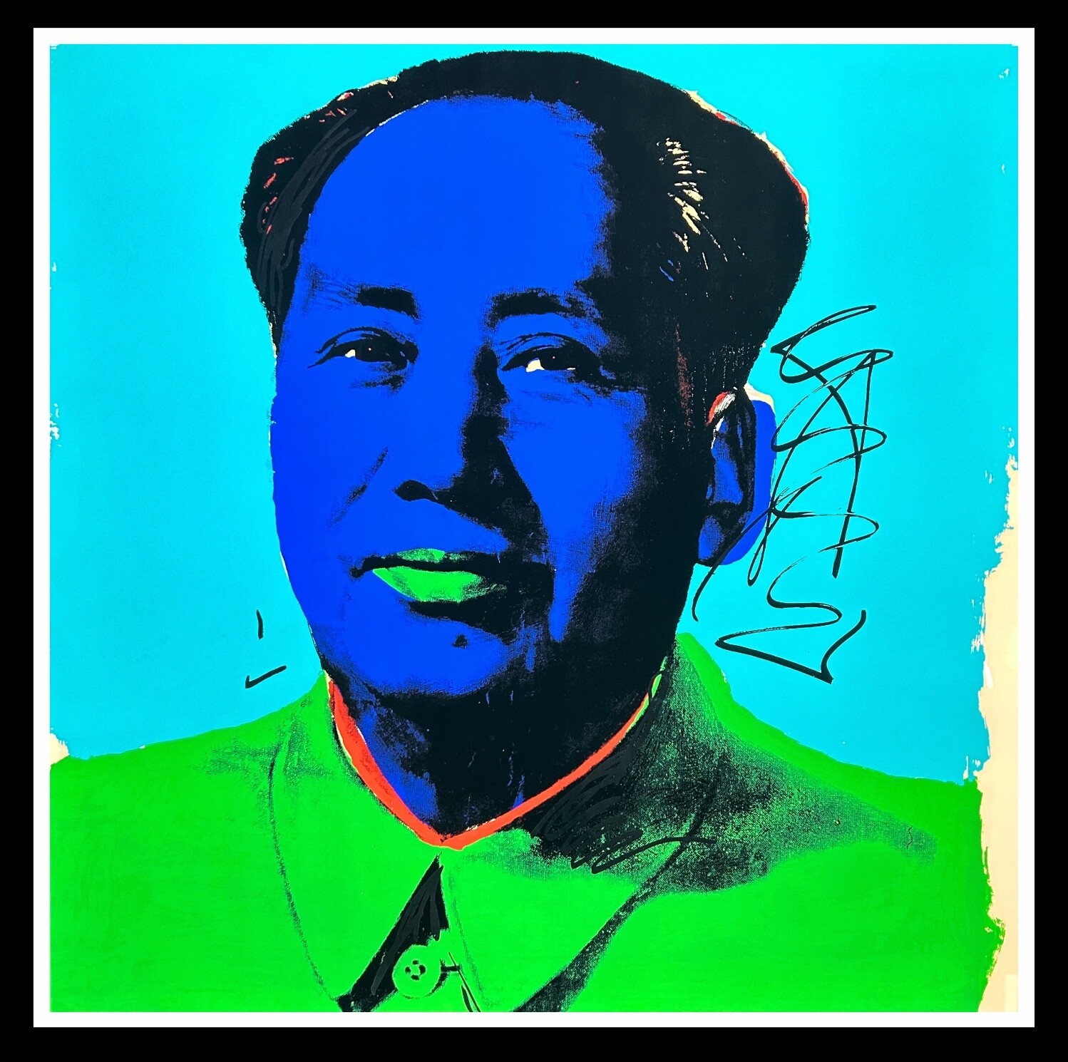 Rare Andy Warhol “MAO” FS#99- Proof Screenprint – Beautiful Color Combination.