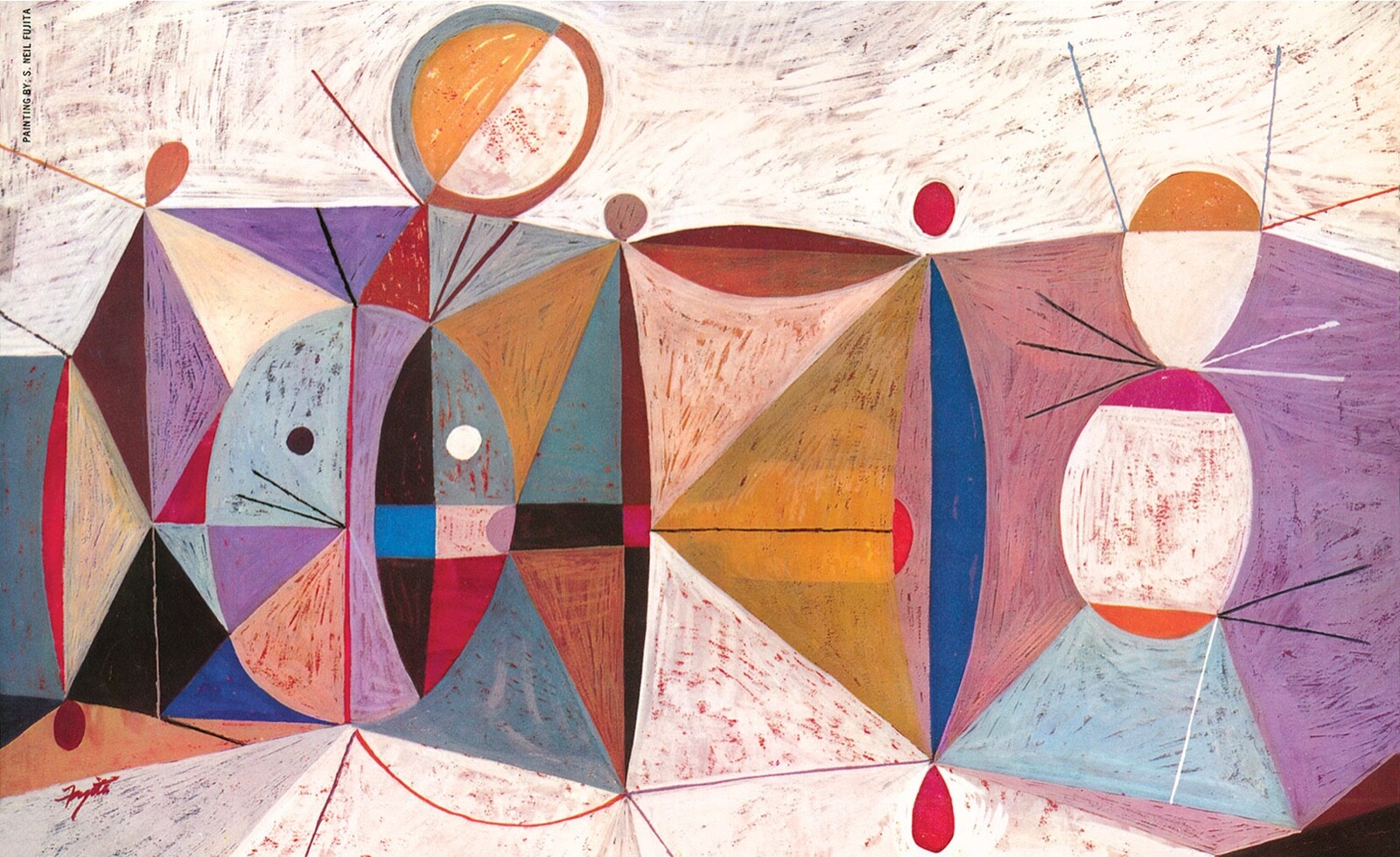 Mid Century Modern Art : S. Neil Fujita : Archival Quality Art Print