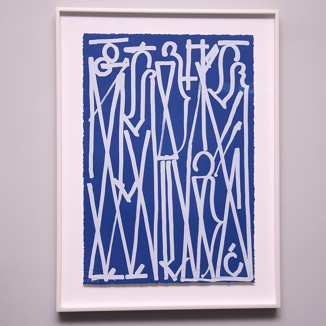 RETNA El Salvador 2014 Signed Screenprint Framed 23.25×17.25 Limited Ed 35/60