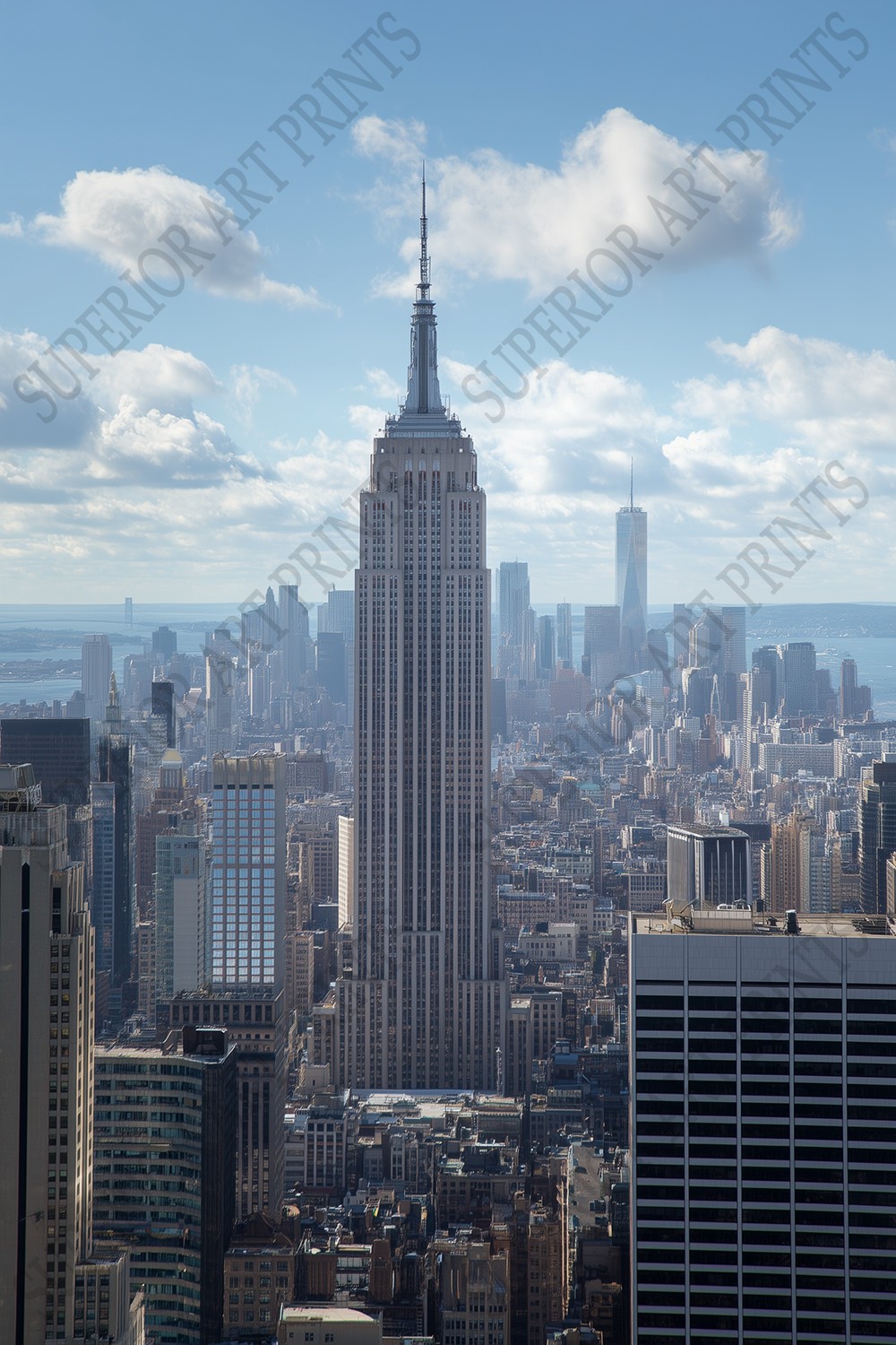 Empire State Building NYC Skyline Print – 3 Sizes – New York City Wall Art