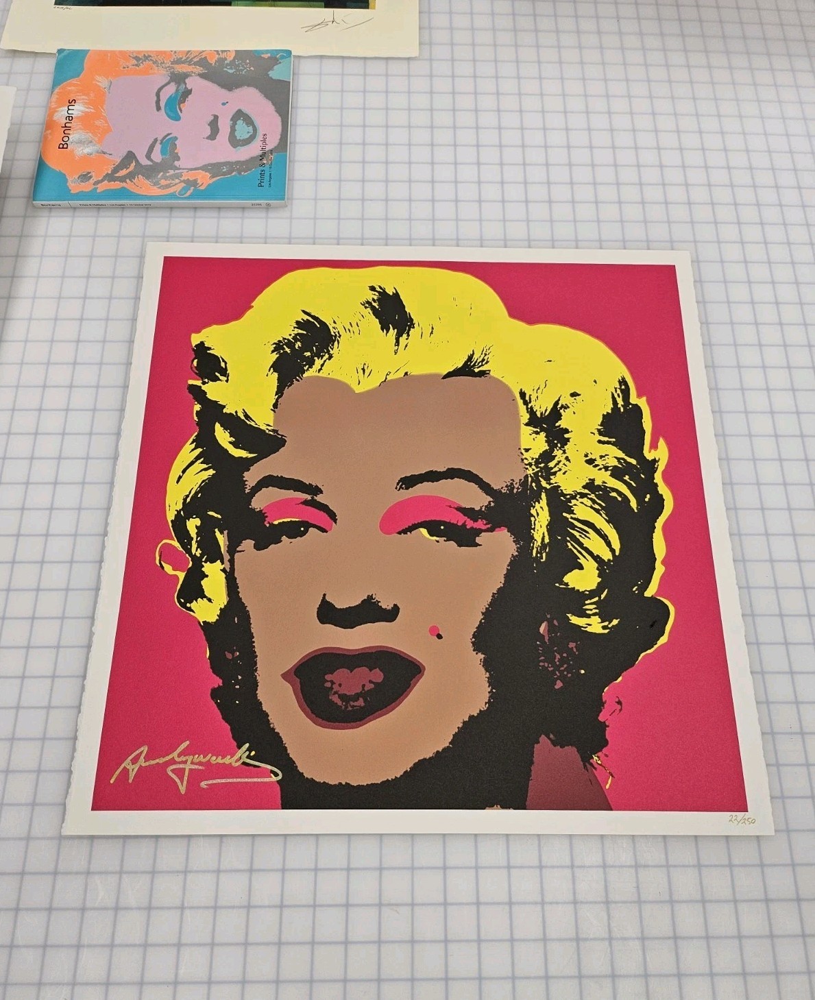 Andy Warhol – Marilyn Monroe 31 Lt. Ed. print signed numbered Ed. of 250