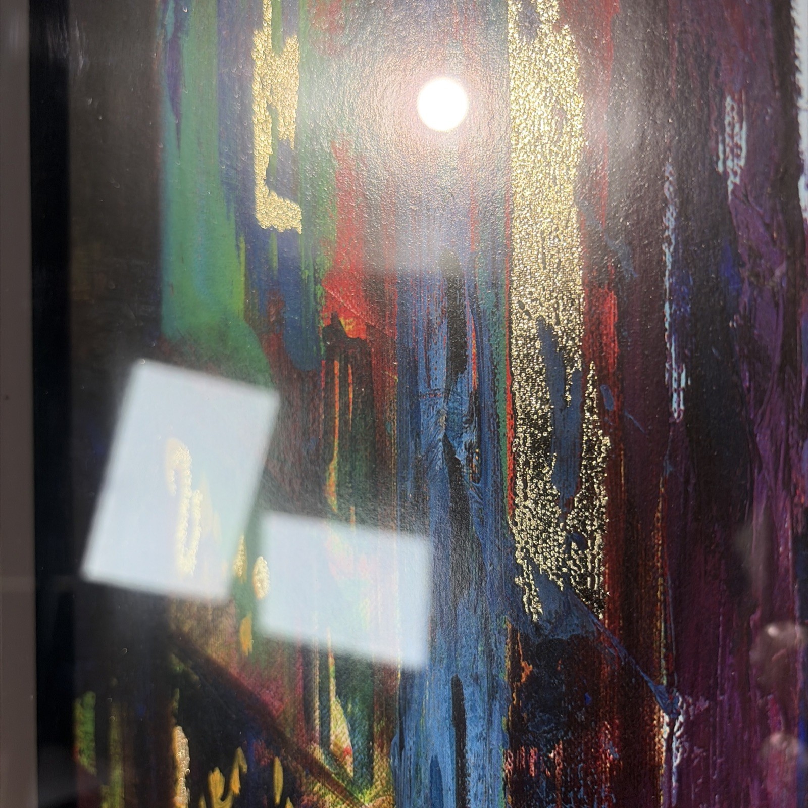 Pair Modern Abstract New York Time Square Brooklyn Bridge Manhattan Art Prints