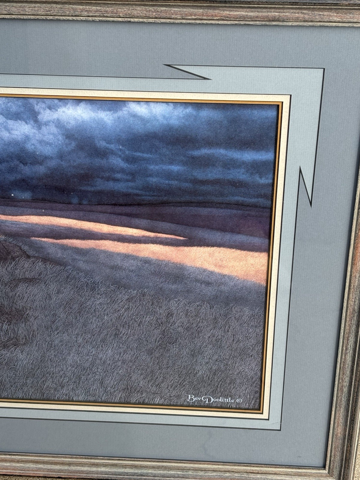 BEV DOOLITTLE LIMITED EDITION “CALLING THE BUFFALO” 4998 /8500 SIGNED & FRAMED