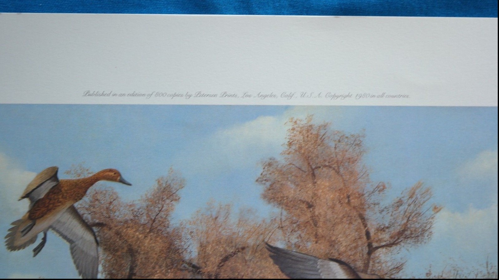 Rare Russell Johnson “The Upper Pond” Limited Edition Lithograph Signed