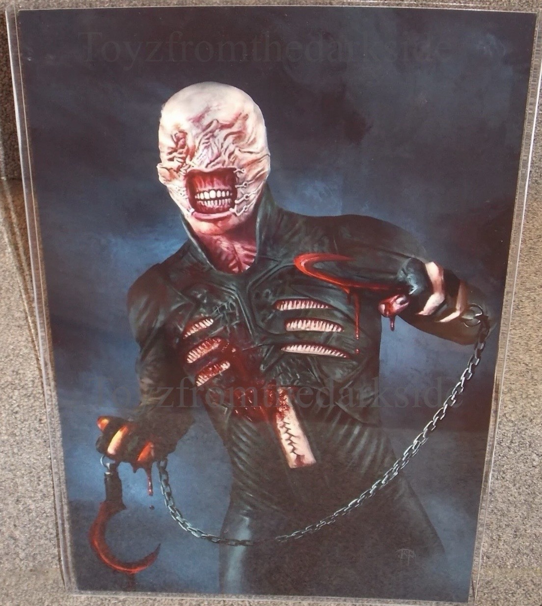 Hellraiser The Chatterer Glossy Art Print 11 x 17 In Hard Plastic Sleeve