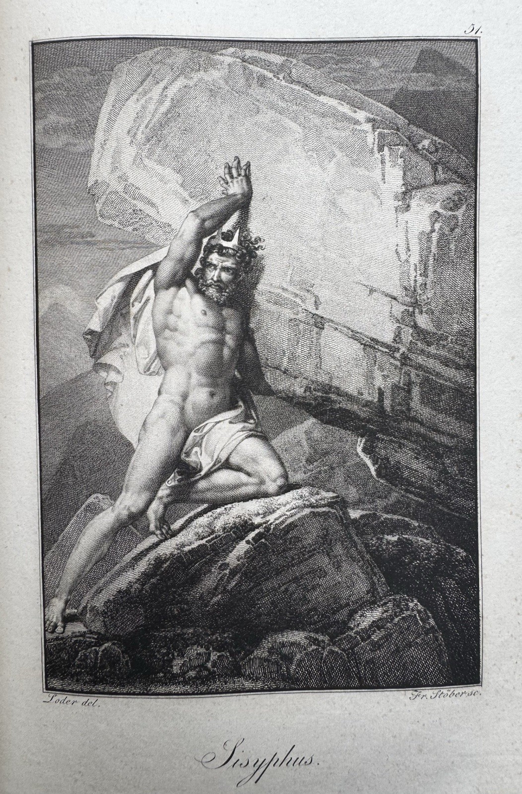 Sisyphus – Vienna 1815 – Ender/Stöber – Greek mythology
