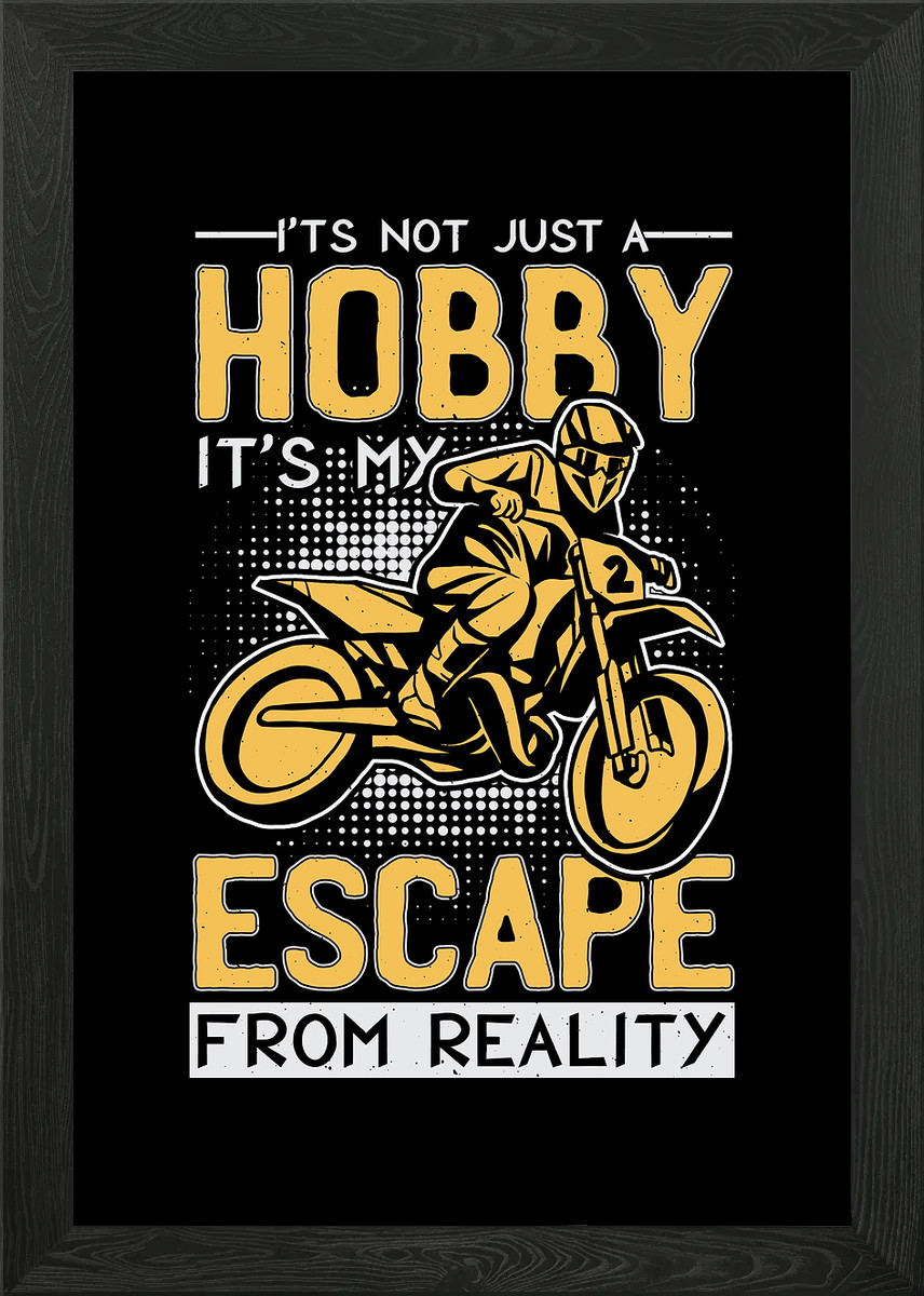 Its Not Just A Hobby Its Framed Wall Art Poster Canvas Print Picture