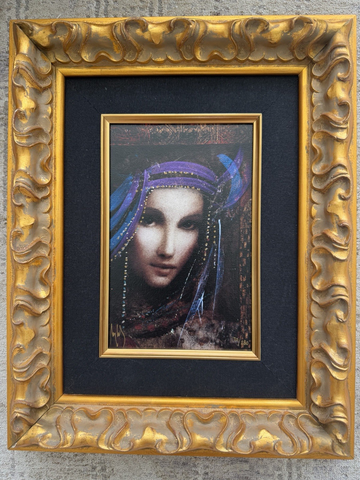 Csaba Markus – “Mydia” Embellished Giclee on canvas-signed and numbered