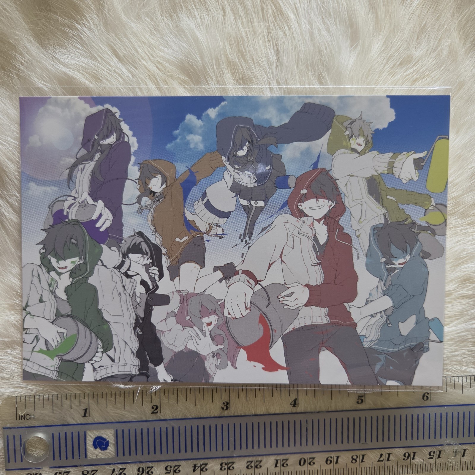 Used Kagerou DAZE Postcard Mekakucity Actors Mini Print Anime Vocaloid Project
