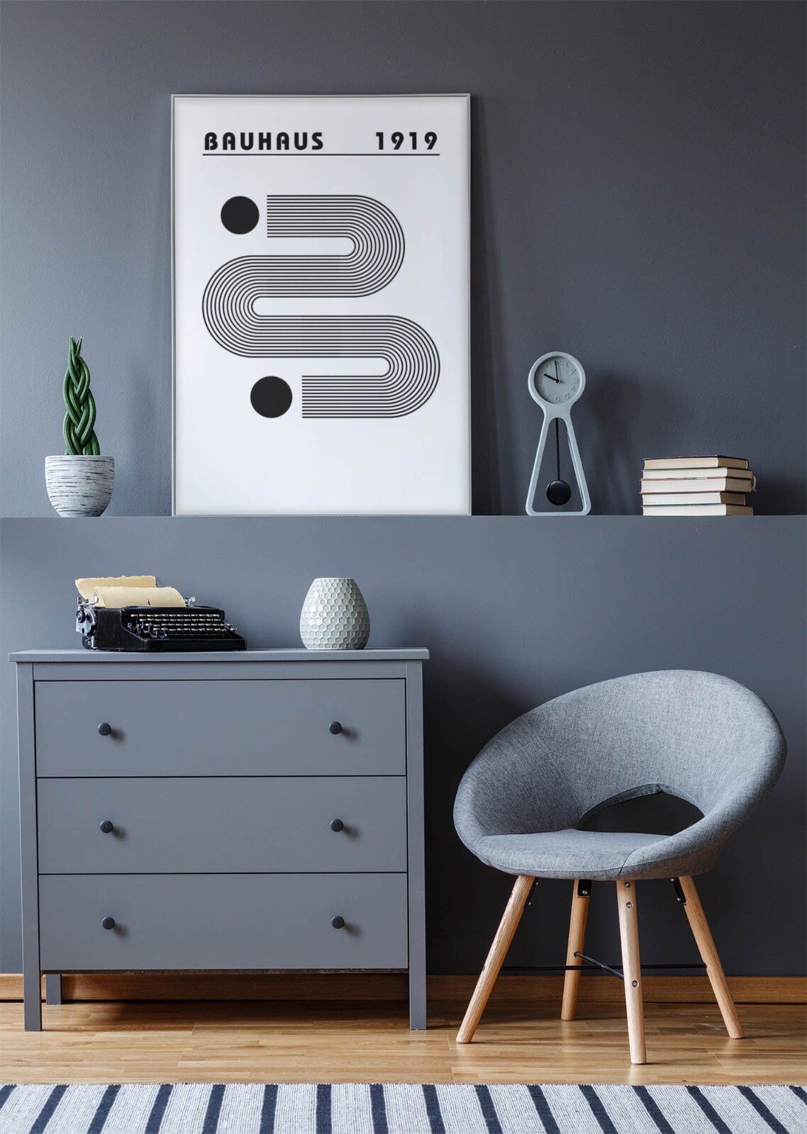 Stylish Bauhaus Wall Art – Unique Black and White Poster Prints for Any Room