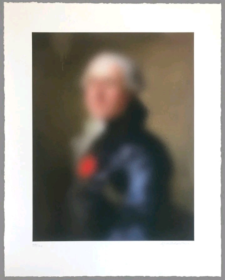 Miaz Bros Art Print- Gentlemen with redot Signed Numbered George Washington