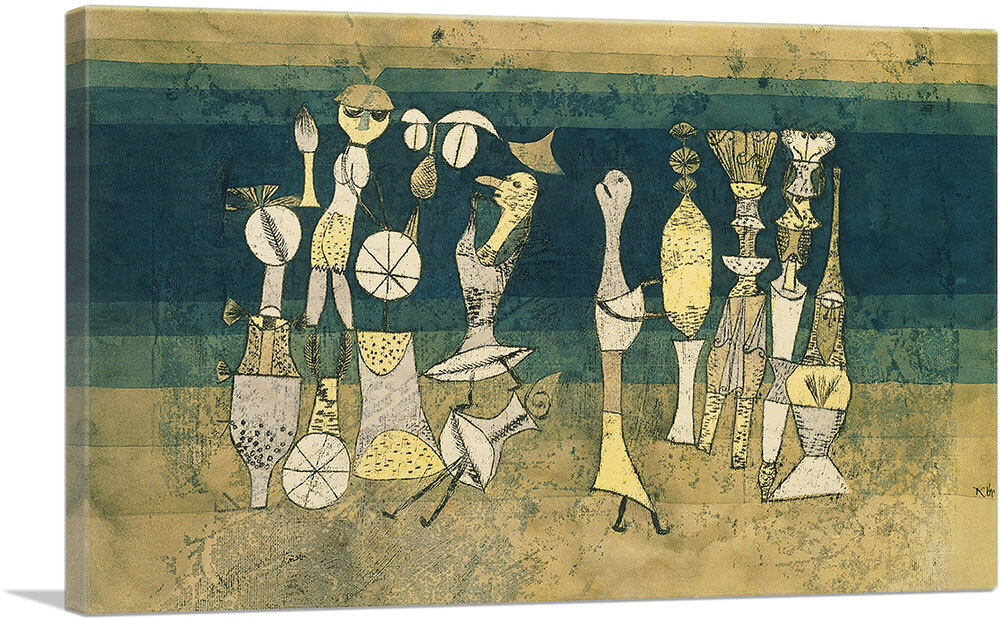 ARTCANVAS Comedy 1921 Canvas Art Print by Paul Klee